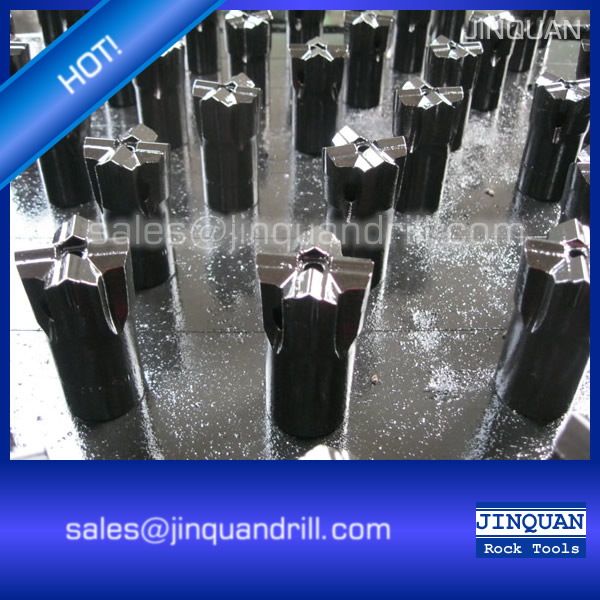 R25 series button bits cross bits reaming bits and pilot adapter