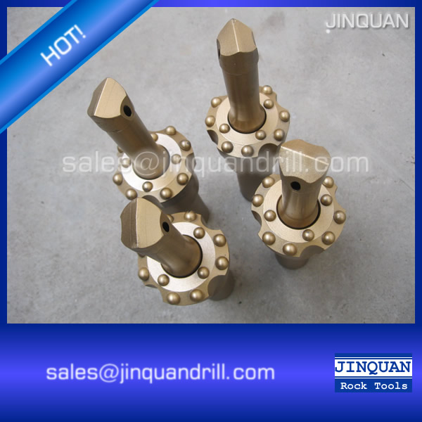 R25 series button bits cross bits reaming bits and pilot adapter