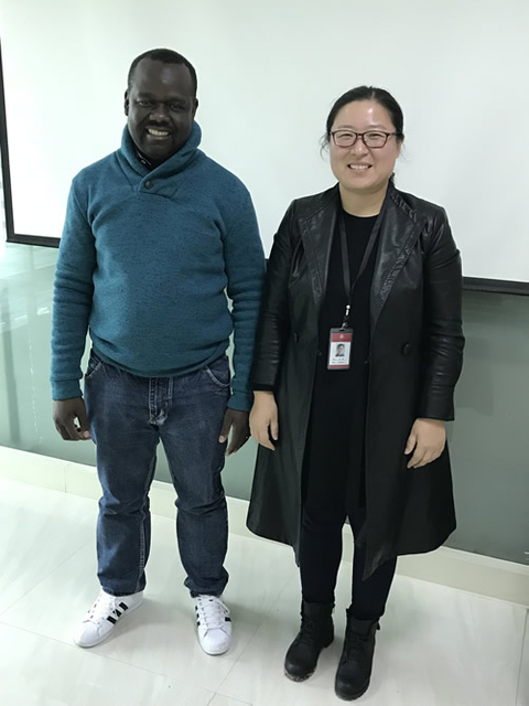 Ghana customer visiting us