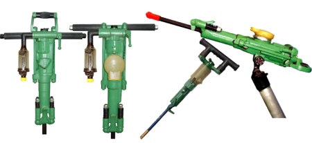 Pneumatic Air Leg Rock Drills, Hand Held Jack Hammer